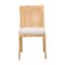 Baxton Studio Sofia Modern and Contemporary Natural Finished Wood and Rattan Dining Chair 185-11872-Zoro - alternate 3